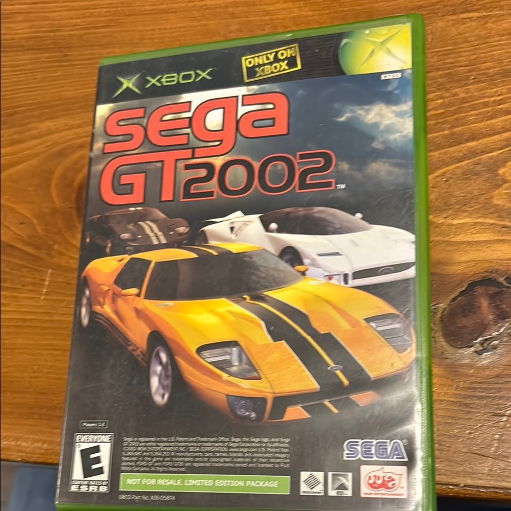 Sega GT 2002 Video Game - Green Case